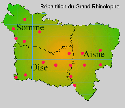 Carte de répartition